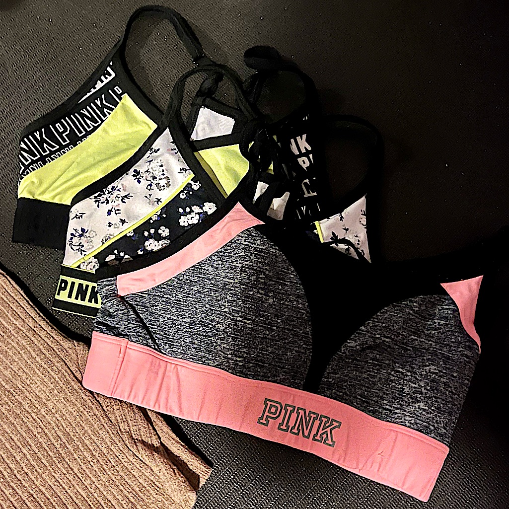 Bundle Of 3: Vs Pink Sports Bras